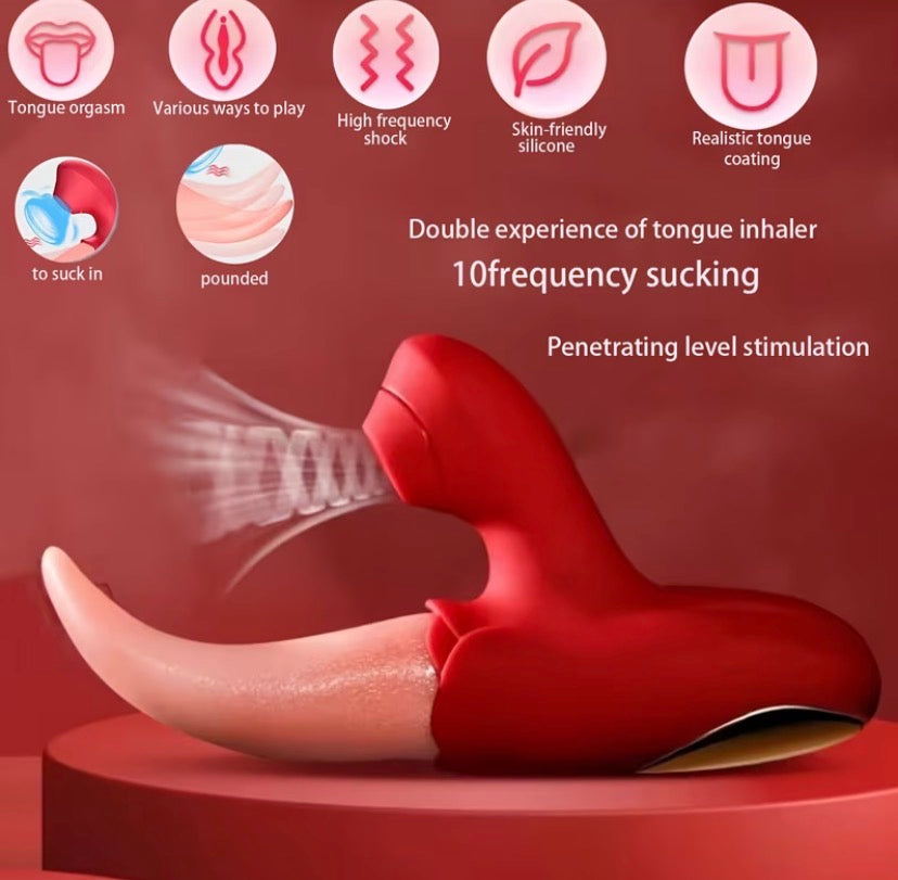 Rose tongue Vibrator