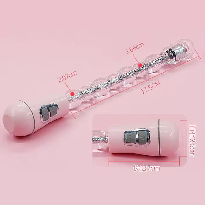 Flexible Deep Stick Beads Vibrator