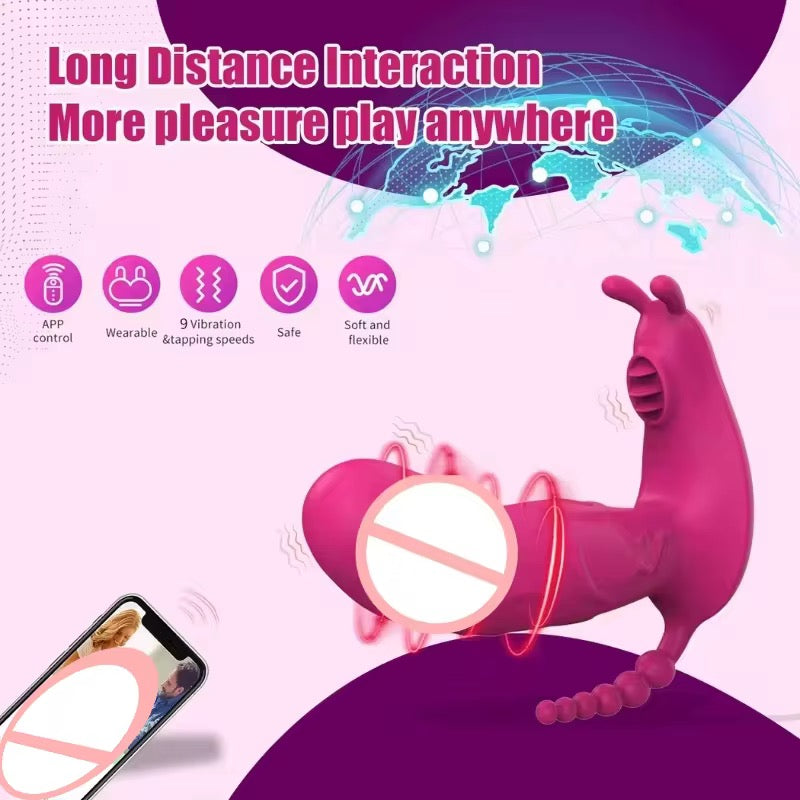 4 in 1 App Controlled Long Distance vibrator