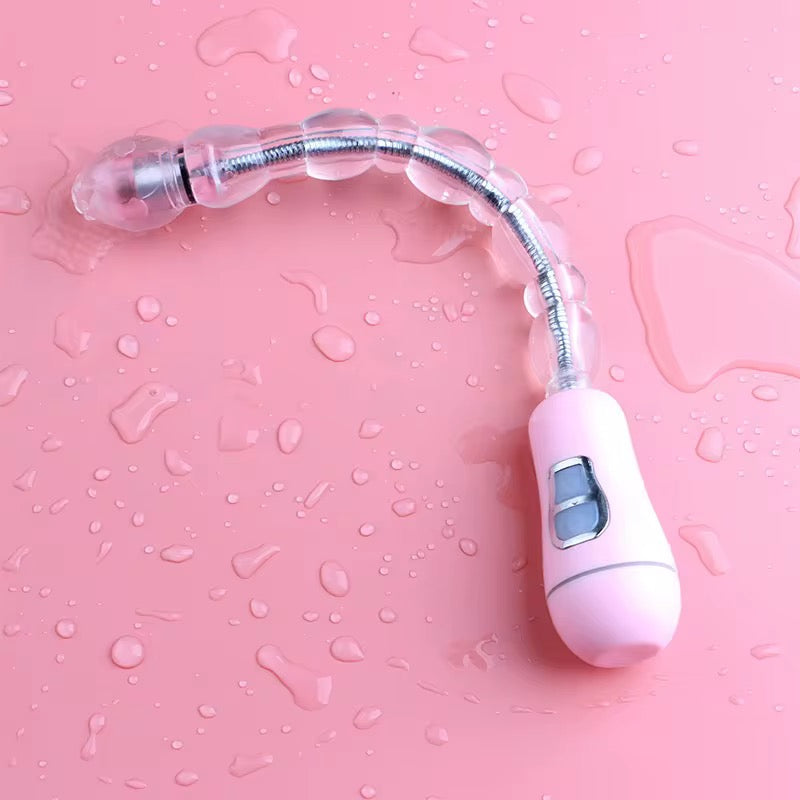 Flexible Deep Stick Beads Vibrator