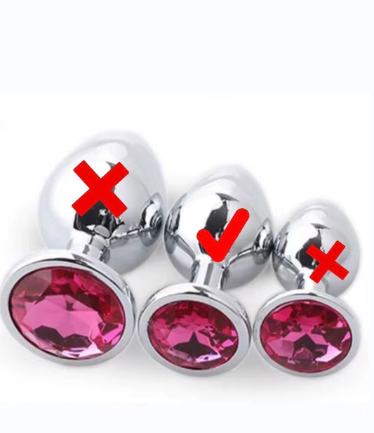 Stainless steel Anal plug