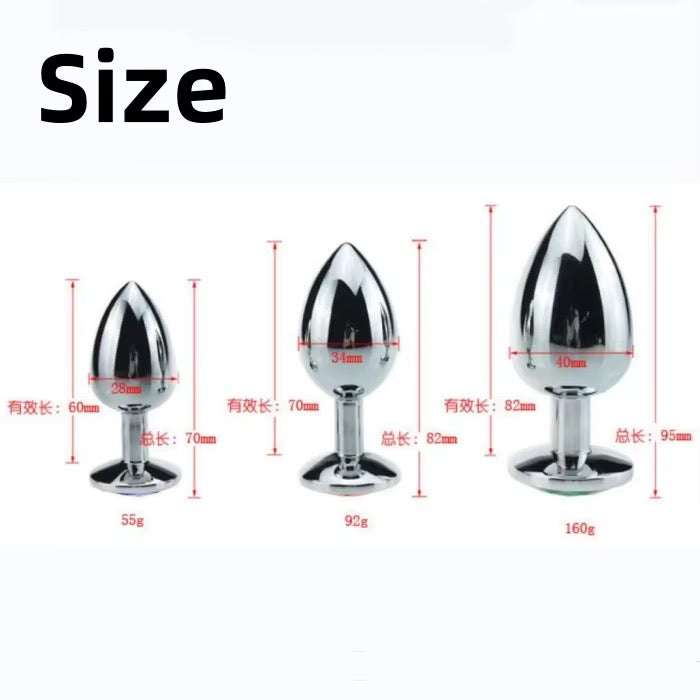 Stainless steel Anal plug